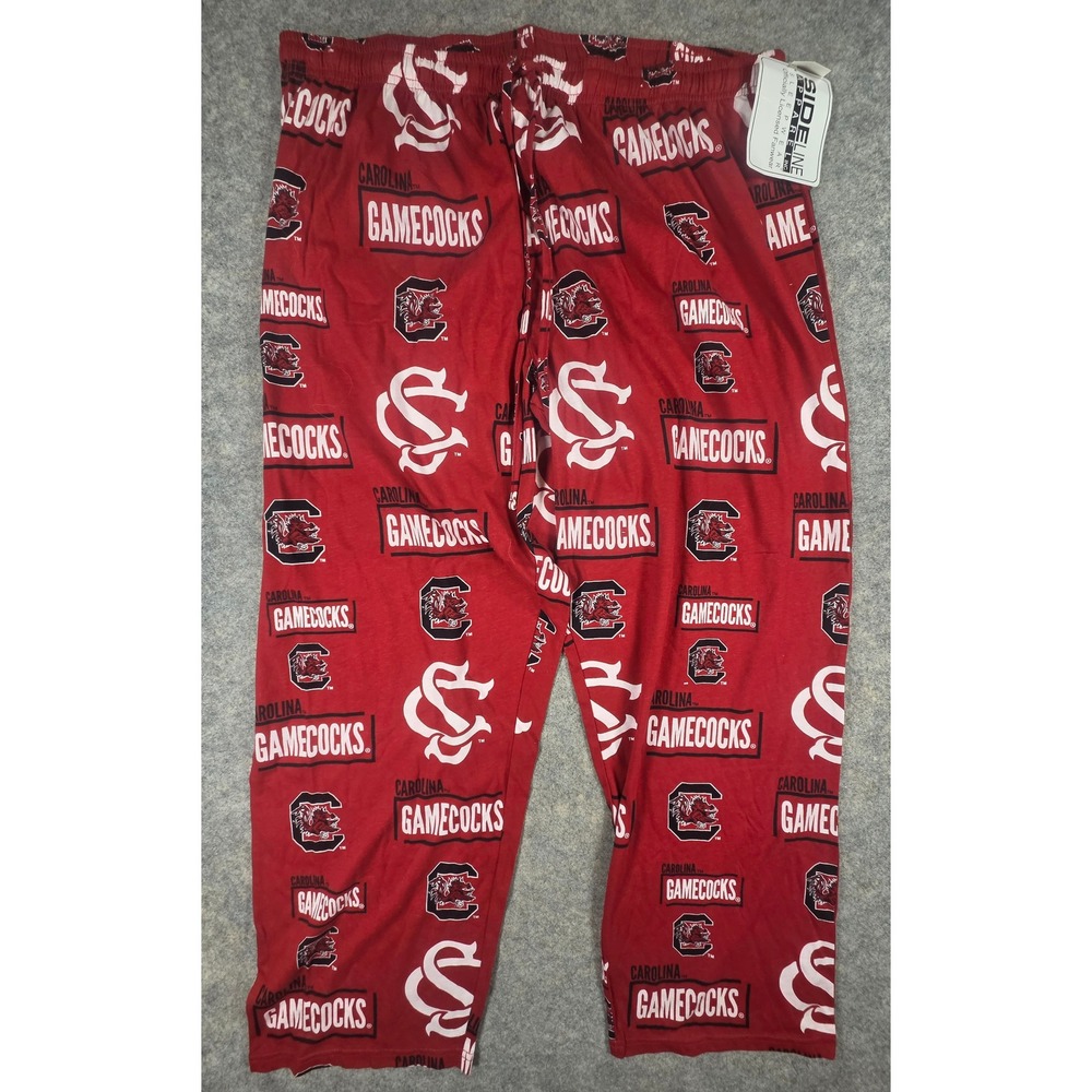 Sideline Apparel South Carolina Gamecocks Pajama Pants Red XL NWT Cotton Lounge